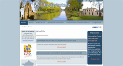 Desktop Screenshot of dieupentale.fr