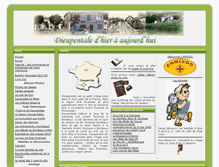 Tablet Screenshot of dieupentale.com